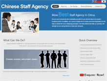 Tablet Screenshot of chinesestaff.com